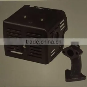 High Quality Gasoline Generator 173 Muffler for Water Pump thumbnail-2