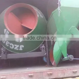350l Manual Double Shaft Electric Concrete Mixer thumbnail-2