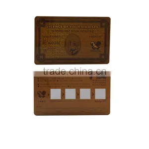 Color Member Card With Signature Panel Like Credit Card thumbnail-1
