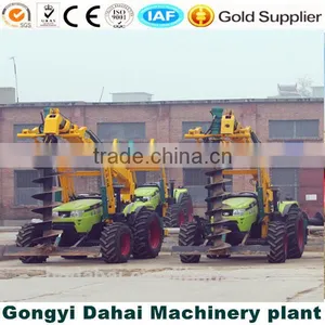 Electric Pole Erecting Crane & Digging Hole From DAHAI Factory thumbnail-5