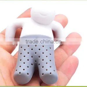 Tea Filter Tea Bags Bath Villain Silicone Tea Strainer Creative Tea thumbnail-5