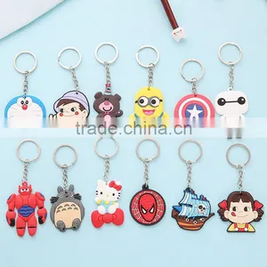 Promotional Gifts Cartoon Pokemon Pom Pom PVC Keychain thumbnail-1