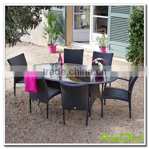 Audu Sydney Outdoor Rattan Garden Dining Set thumbnail-1