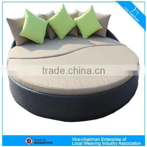 F-7061B1 Living Room Furniture Balcony Furniture Rattan Leisure Sofa Bed thumbnail-1
