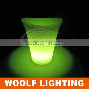 PE Plastic 16 Color Changing Rechargeable Waterproof Bar Led Ice Bucket For Beer thumbnail-3