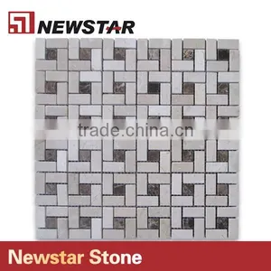 Newstar Natural Polished Carrara White Marble 12x12 Square Tile Mosaic thumbnail-4