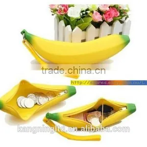 Banana Shaped Silicone Coin Purse&Silicone Clip Purse&Silicone Stocking Filler thumbnail-3