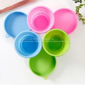 Camping Travel School Collapsible Silicone Cups thumbnail-4