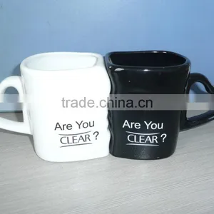Heart Shape Ceramic Mug With Handle Heart Shape Drinking Mug thumbnail-2