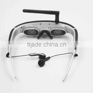 HD 5.8GHz Wireless Eyewear Video Glasses For FPV Racing Drone Glasses Support 68inch Full Color LCOS Screen thumbnail-6
