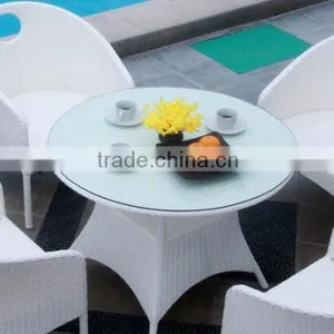 2017 Sigma Discount Weatherproof High End Furniture Resin Wicker Classic Italian Dining Room Sets thumbnail-1