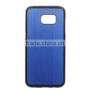 PC Black Aluminum Phone Cover Coloful Creative Case for Samsung S7 Edge thumbnail-6
