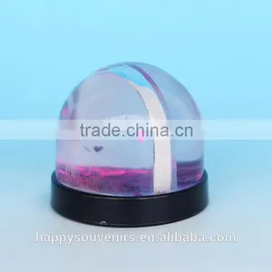 Black Base Photo Frame Plsatic Snowball For Gifts thumbnail-4