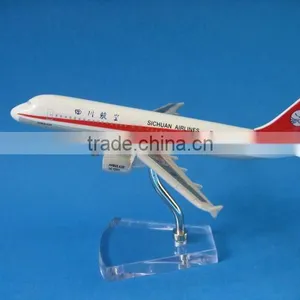 Metal A320 Four Sichuan Aviation Airplane Model thumbnail-1