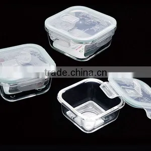 Pyrex Container With Airtight Lid,Square Shape, 520ml thumbnail-1