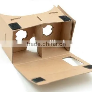 Factory Wholesale 3D VR Box Google Custom Cardboard Glasses 2.0 for Mobile Phone thumbnail-4
