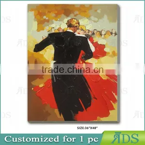 Wholesale Romantic Lovers Oil Painting thumbnail-3