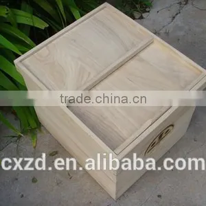 Storage Use Wood Packaging Rice Box 5 kg 10 kg Wooden Flour Box thumbnail-3