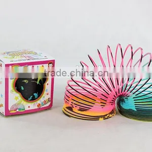 Colorful Plastic Magic Rainbow Spring Toys/hot Sale Rainbow Circle thumbnail-1