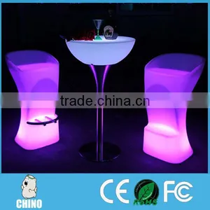 Outdoor Garden Decoration Plastic Made LED Illuminated Relax Chair thumbnail-3