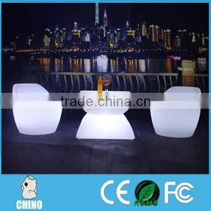 Lounge Table With Bar Stool LED Bar Furniture Nightclub Furniture thumbnail-3