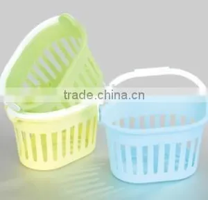 PP Plastic Basket With Handle/Storage Basket/food Basket thumbnail-1