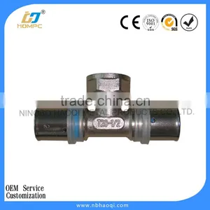 45 Degree Pipe Fitting Lateral Tee Quick Connect Compression Fitting thumbnail-5