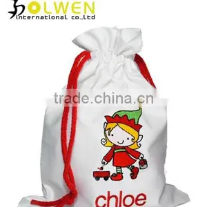 Drawstring Satin Custom Gift Bag thumbnail-1