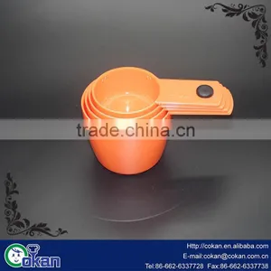 Hot Selling Food Grade 4pcs Plastic Measuring Spoon Set / Measuring Cup Set CK-S041 thumbnail-1