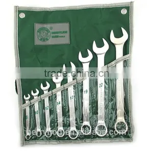 Berrylion 8pcs Combination Wrench Set 8-24mm Combination Spanner Set thumbnail-3