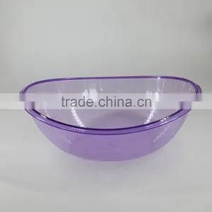 Transparent Colour Mixing Bowl Salad Bowl Plastic thumbnail-4