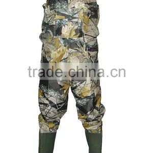70D Nylon Pvc Coating Fishing Camo Chest Waders thumbnail-1