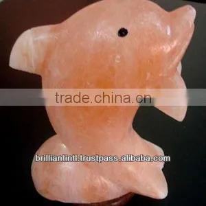 Animal Shape Salt Lamp Dolphin Rock Salt Lamp thumbnail-1