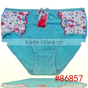 [Yun Meng Ni] 100% Polyester Panties for Fat Women Ladies Polyester Panties thumbnail-1
