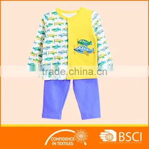 Fashion Boutique Cartoon Printed Baby Clothing Set thumbnail-1