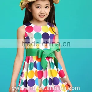 2016 Wholesale Baby Girl Summer Party Wear Dress thumbnail-1