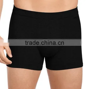 Fashion Blank Black Mens Boxer Shorts Mens Trunks Men Boxer Brief thumbnail-1