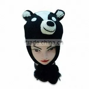 Fashionable Knitted Animal Shaped Hat, Made of Acrylic, Available in Children and Adult Sizes thumbnail-1