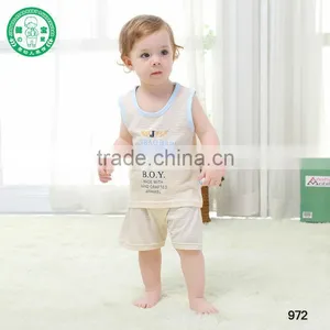 Baby Clothes Jutecell Horizontal Stripes Vest Suits Child Home Dress thumbnail-2