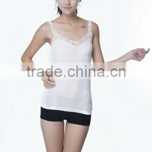 Seamless Cotton Lace Straps Women's Camisole thumbnail-1