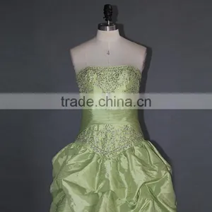 Wholesale Party Evening Dress/Pleated Taffeta Evening Dress thumbnail-5