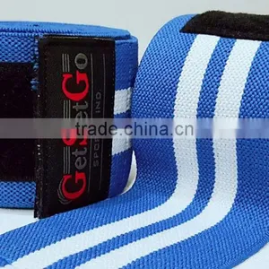 Custom Power Weight Lifting Knee Wraps Super thumbnail-2