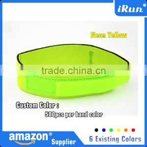 Neon Yellow Ankle Band Strap for Timing Chip - Race Running Time Chip Strap With Neoprene - Accept Custom - Ebay/Amozn Supplier thumbnail-1