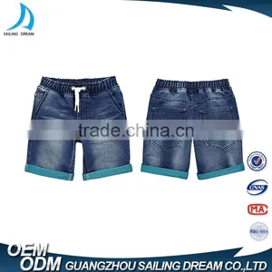 New Model Branded Short Jeans New Latest Design Denim Jeans for Kids thumbnail-3
