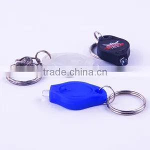 Plastic Led Flashlight Keychain thumbnail-1
