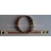 Free Shipping Real Leather White Baseball Seam Bracelets thumbnail-1