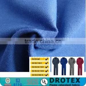 4.5oz Permanent Fireproof Cloth for Fire Fighting Work Suit / 150gsm Inherent Fireproof Workwear thumbnail-4