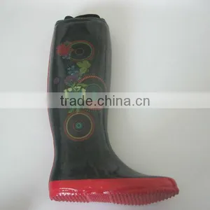 Women's Rubber Rain Boot Knee Boot Outdoor Boot thumbnail-1