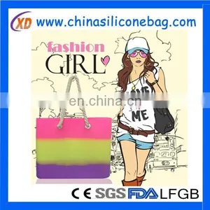 Newest Fashionable Silicone Lady Hand Bag,beautiful Silicone Shoulder Bag thumbnail-5