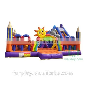 HI Gaint! New Style Amusement Park Inflatable Water Slide,amusement Park Castle,inflatable Amusement Water Parks for Sale thumbnail-4